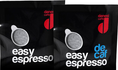 Кофе в чалдах Danesi Easy Espresso Gold и Danesi Easy Espresso Decaf